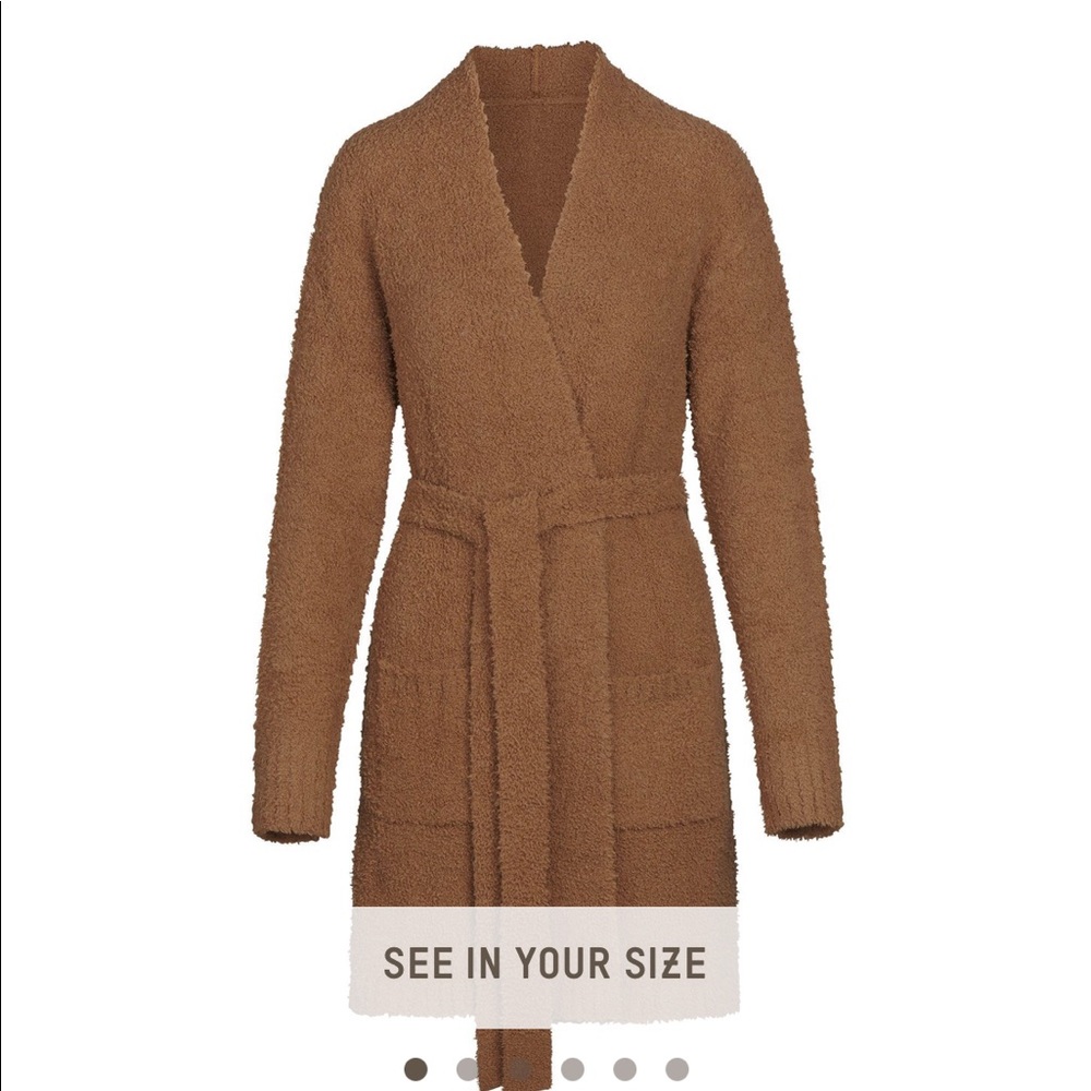 Sold Out Skims Knit Short Robe Caramel